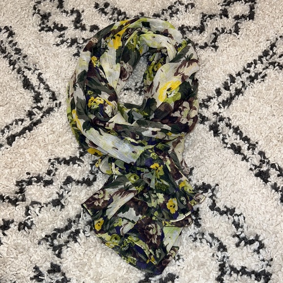 Madewell Oversized Lightweight Floral Print Scarf - Picture 1 of 4